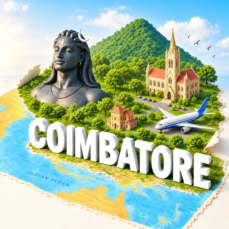 Coimbatore taxi service – popular places to visit